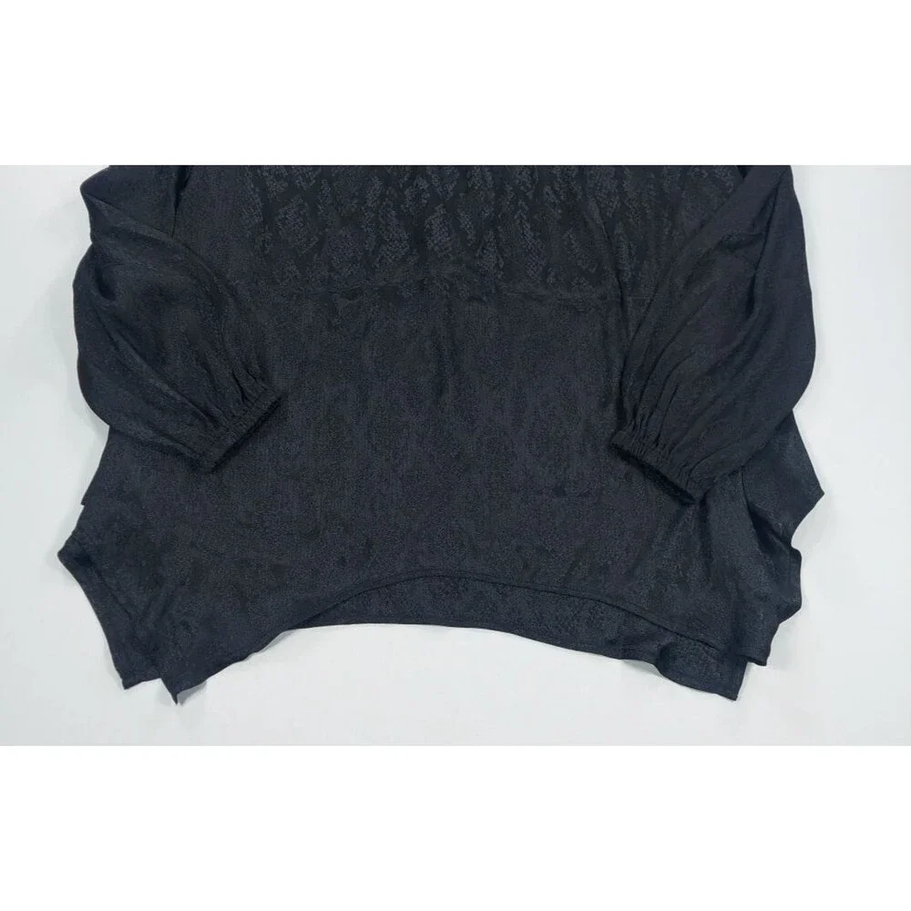 MICHAEL Michael Kors Womens Plus Size 0X Black Off Shoulder Blouse Top NWT